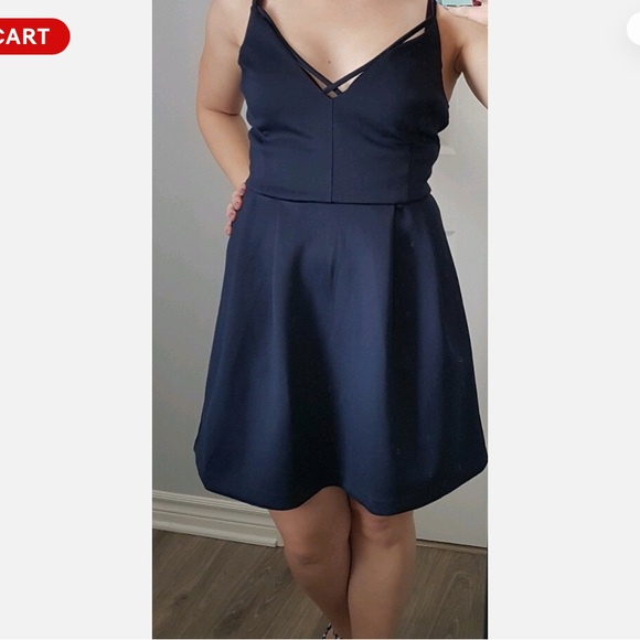 NWT Stunning Dynamite Navy Dress - Picture 5 of 5